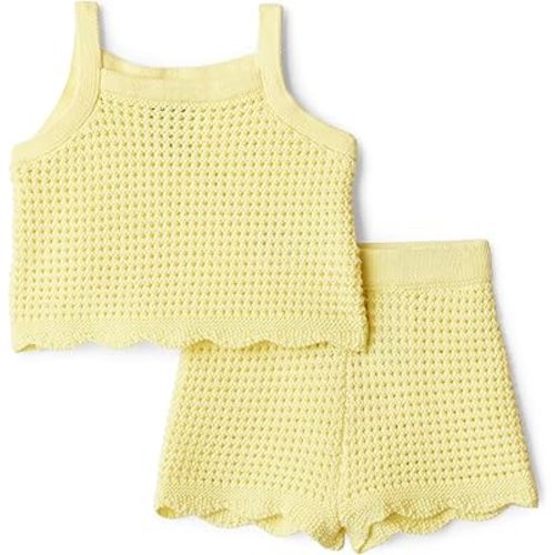 Amazon Essentials x Sofia Grainge Mommy & Me Cotton Crochet Sweaters & Tank Sets