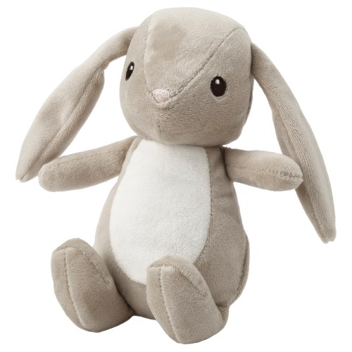 DVÄRGHARE Soft toy - bunny/beige 8 ¼ "