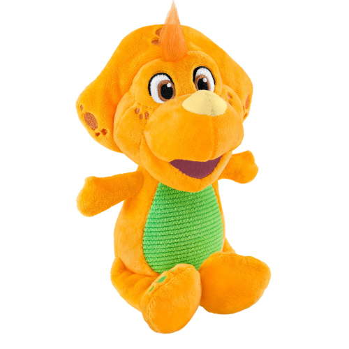 Fisher-Price Barney's World Plush Billy Dinosaur 8-inch Character Toy for Toddlers & Preschool Kids