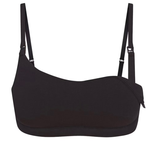 COTTON JERSEY MATERNITY NURSING SCOOP BRALETTE | SOOT | SKIMS