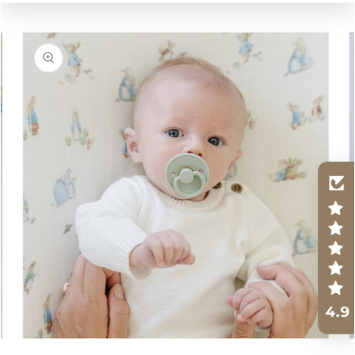 PETER RABBIT™ COTTON MUSLIN CHANGING COVERS