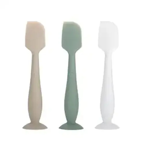 Baby Diaper Cream Spatula - Baby Diaper Rash Cream Applicator for Butt Paste Diaper Cream - Newborn Essentials (green, gray, white)