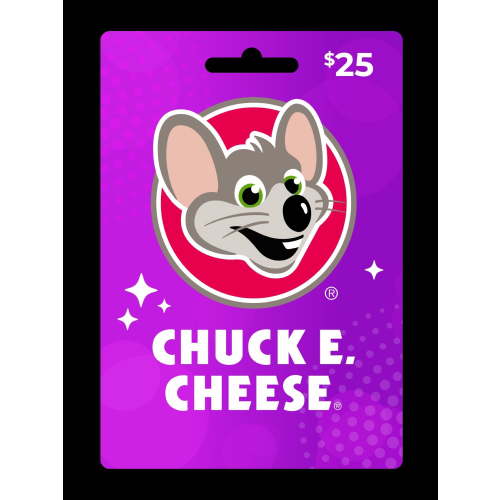 Chuck E Cheese $25 Gift Card