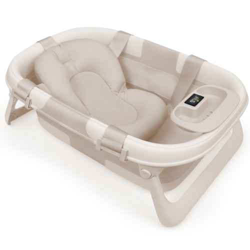 Jool Fold 'n Store 3 Stage Baby Bathtub | Oatmeal