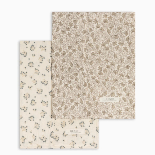 2-Pack Muslin Burp Cloths