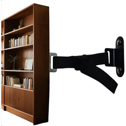 1000 lbs Furniture Anchors for Baby Proofing,Anti Tip Furniture Anchors,Furniture Wall Anchor,Adjustable Furniture Straps,Wall Anchors for Furniture Securing for Baby&Pet Safety