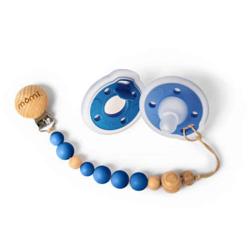 mōmi babypace pacifier gift set - lapis