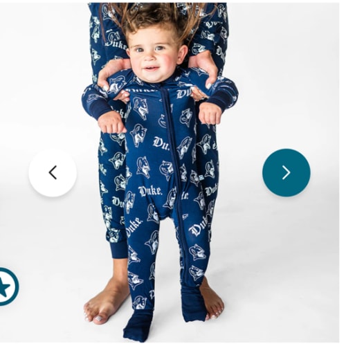 Duke University® Navy Gothic Romper – Monkeeroos