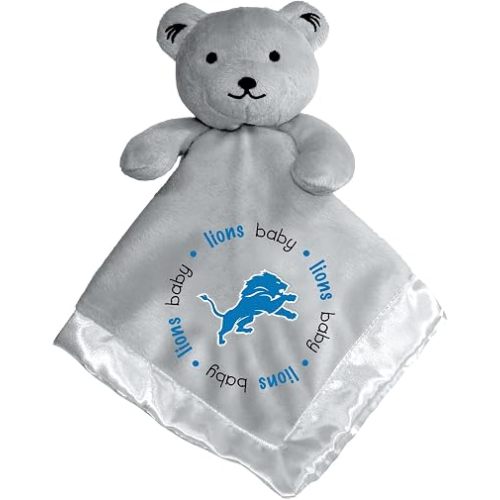 BabyFanatic Gray Security Bear - NFL Detroit Lions - Officially Licensed Snuggle Buddy