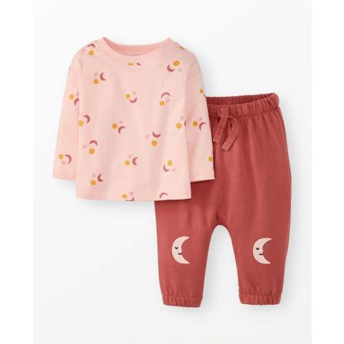 Baby Long Sleeve T-Shirt & French Terry Pants Set | Hanna Andersson