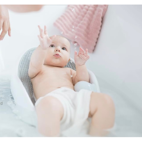 Angelcare Baby Bath Support (Gray) | Ideal for Babies Less Than 6 Months Old