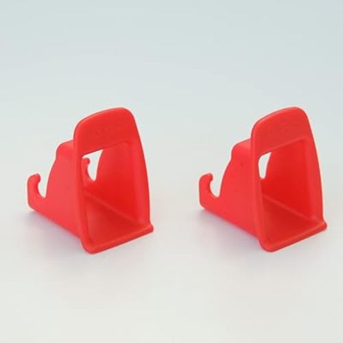 1 Pair Car Seat Isofix Guide Groove Car Child Seat ISOFIX Locater Guide Universal Fit Red