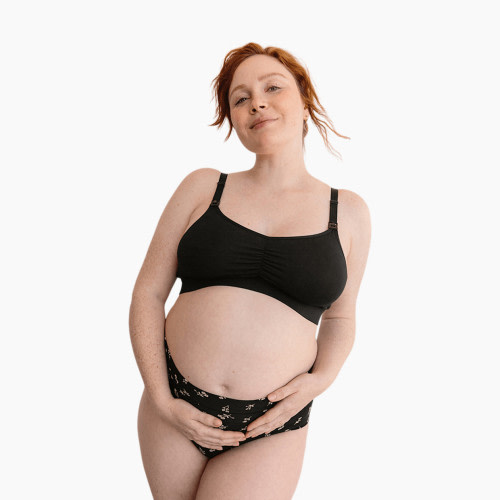 Storq Comfort Zone Nursing Bra - Black, 3 X