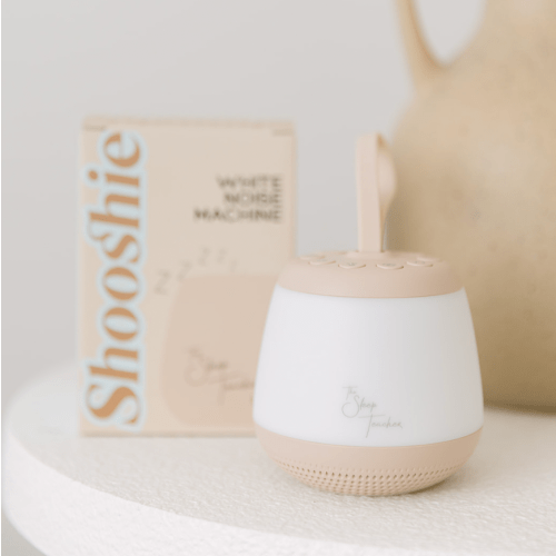 Shooshie portable white noise machine and night light – The Sleep Teacher