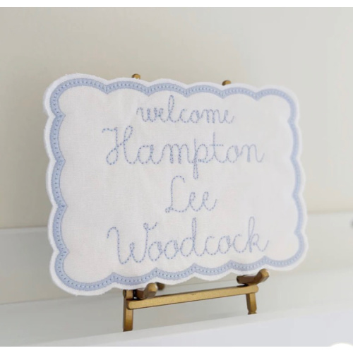 Brass Stand for Newborn Sign
