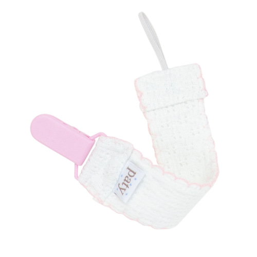 Paty Knit Pacifier Clip