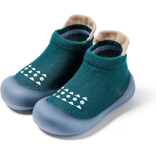 Baby Sock Shoes Baby Walking Shoes Infant Non-Slip Breathable Slippers with Soft Rubber Sole Baby Boys Girls Sneakers
