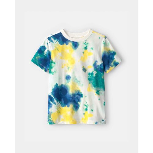 Kids Tie Dye T-Shirt - Green/Yellow | Carter's