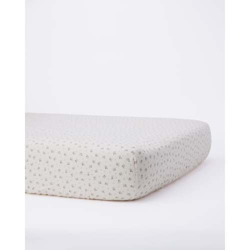 Woven Crib Sheet || Bluebell – Quincy Mae