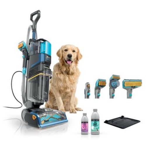 Shark CarpetXpert HairPro StainStriker Upright Carpet, Area Rug & Upholstery Cleaner EX301TGT Navy