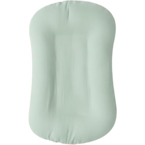 Lounger, Ergonomic Baby Rest Pillow, Green Coloured Baby Lounger Cover and Light Green Coloured Lounger. (No Padding in the middel Part). (Green)