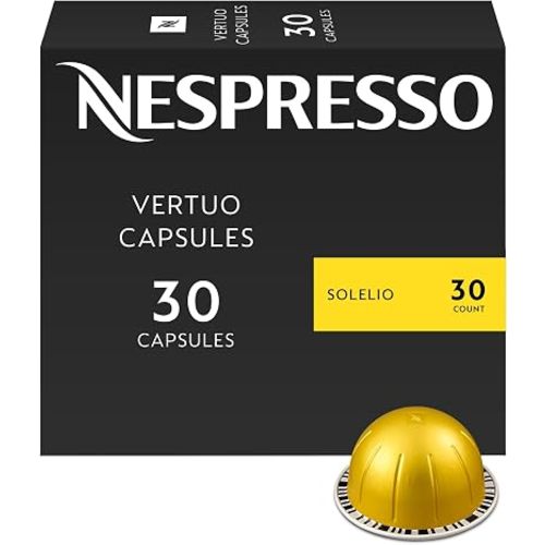 Nespresso Vertuo, Solelio, Mild Roast, 30-Count Coffee Pods
