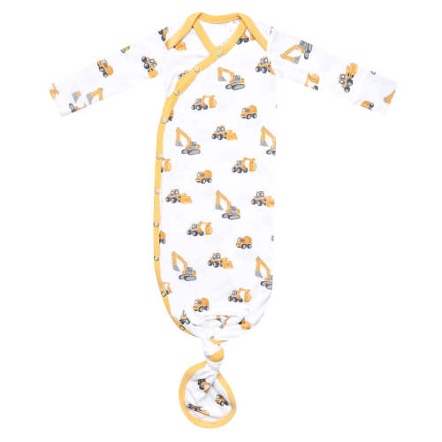 Bamboo Newborn Knotted Gown - Dozer