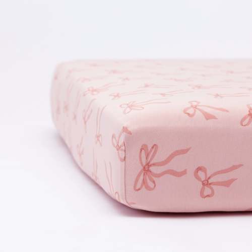 Coquette Bows Crib Sheet – Brave Little Ones
