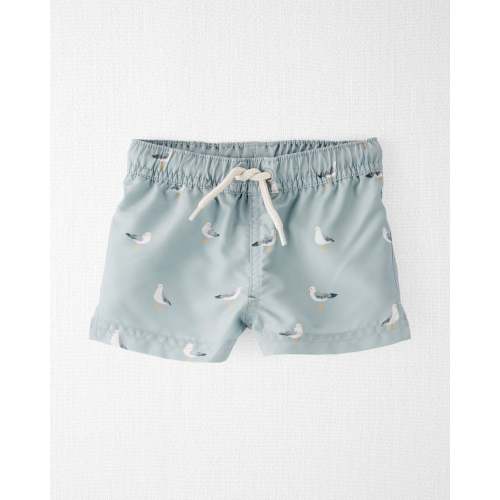 Baby Recycled Seagull-Print Swim Trunks - Little Planet | Carter's