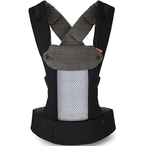 Beco 8 Baby Carrier from Newborn to Toddler (7-45lbs) - All in 1 Hybrid Front, Hip and Backpack Style Carrier with Breathable, Cooling Mesh - Black