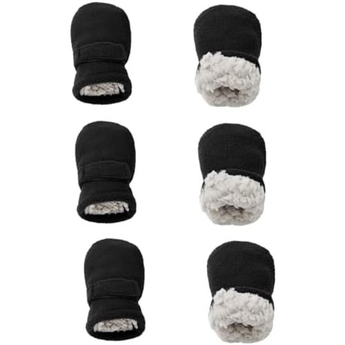 American Trends Toddler Mittens 3 Pairs Toddler Snow Gloves Warm Fleece Kids Winter Gloves for Baby Boys Girls