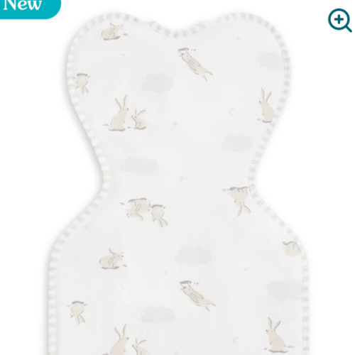 Swaddle Up™ 1.0 TOG Cotton White Cloud Bunnies