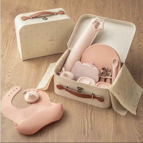 Set de comidas en Rosa (Blush)