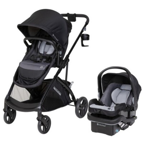 Baby Trend Passport Switch Modular Travel System with EZ-Lift PLUS Infant Car Seat - Dash Gray