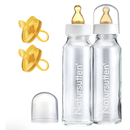 Natursutten Soothe Kit (pacifiers and glass bottles)