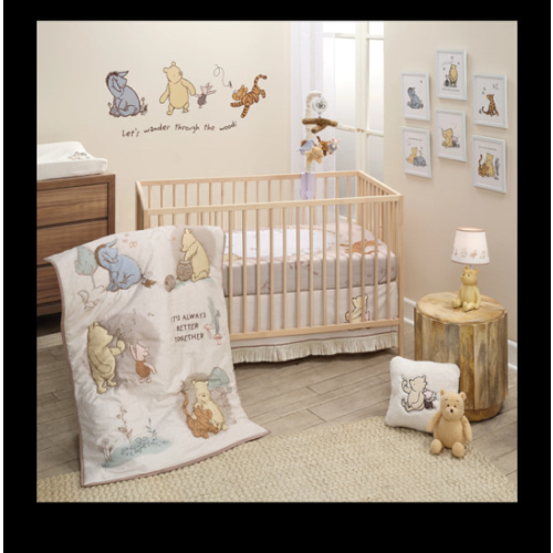 Disney Baby Pooh Bear & Pals Cotton 3Piece Nursery Crib Bedding Set – Lambs & Ivy