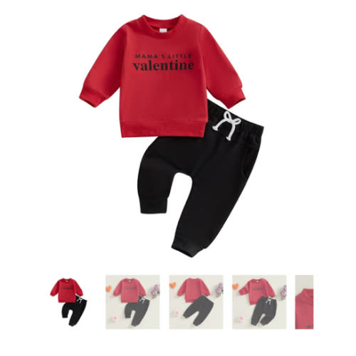 MAMA'S LITTLE VALENTINE Outfit - Hazel & Bo