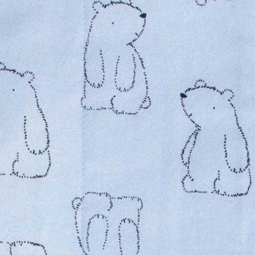 Gerber Baby Boys' 8pk Bear Burpcloth - Blue/White/Black
