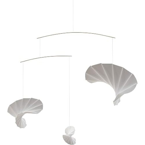 Flensted Mobiles Mobile, Steel Paper Box, White, 60x60 cm