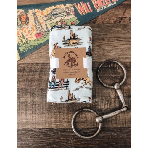 The Tales of the Old West Bamboo Swaddle Blanket