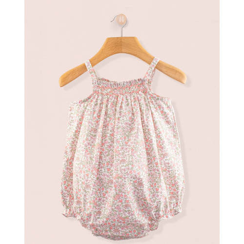 Joyeuse Garden Pink Smocked Bubble – Fleurisse by Spring Flowers