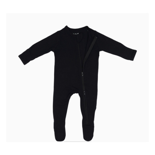 Zippered Footie in Midnight | 0-3 Months | Kyte Baby