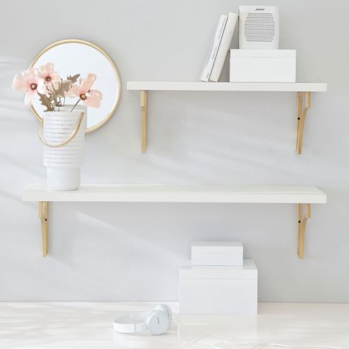 Scalloped Wall Shelves (24"-36")