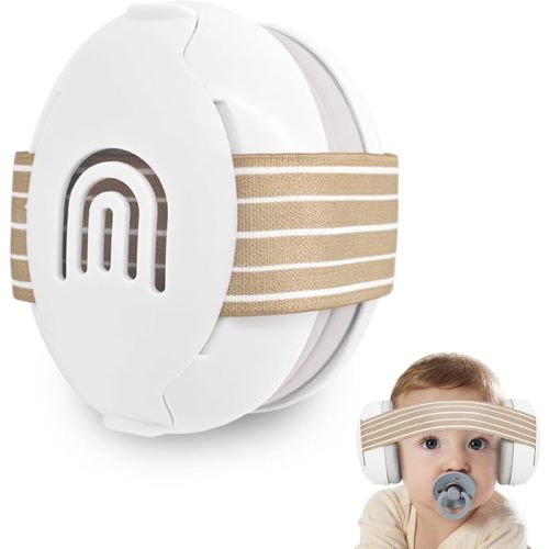 PLANTURECO Baby Noise Cancelling Headphones, Adjustable Infant Ear Protection Muffs for Toddlers & Kids, Hearing Protector for Travel, Flying, Autism, Concerts & Loud Events (NRR 25dB)