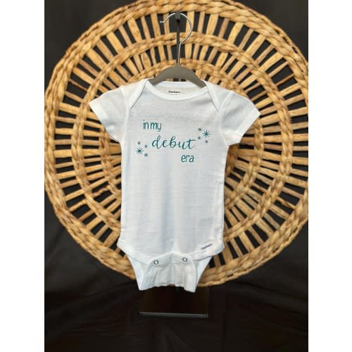 Debut era baby onesie