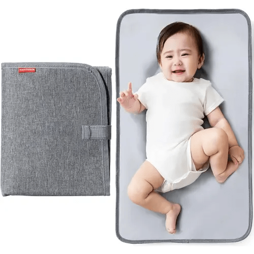 Portable Diaper Changing Pad Travel Baby Diaper Changing Mat Foldable, Grey