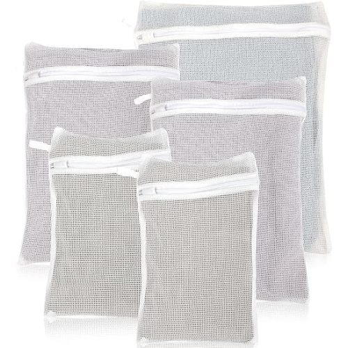 5-Piece Laundry Bags with Zipper for Small Baby Clothes