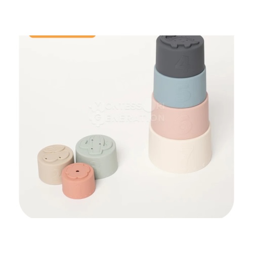 Montessori Baby Stacking Cups - Educational Play from Day One!