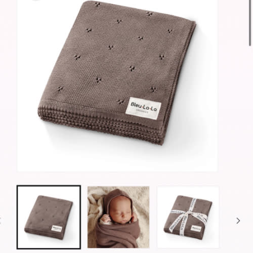 Organic Pointelle Luxury Knit Swaddle Blanket – Mark the Milestones