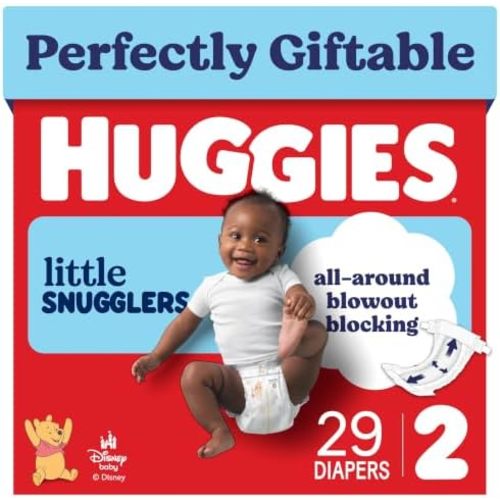 Huggies Little Snugglers Diapers Size 2, 29 Count